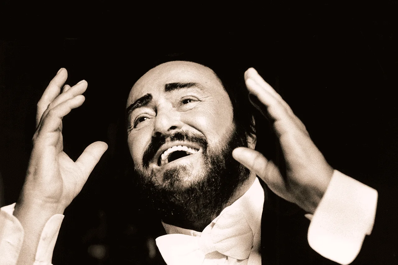 Luciano Pavarotti en concert