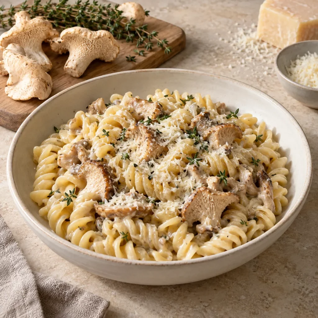 Pied de mouton, fusilli et crème Pied de mouton, fusilli et crème — illustration