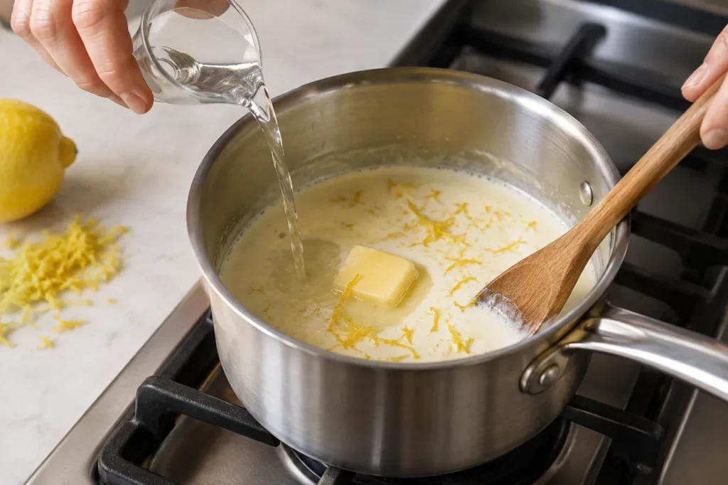 Geste pour Linguine au citron, vodka et caviar Geste pour Linguine au citron, vodka et caviar — illustration
