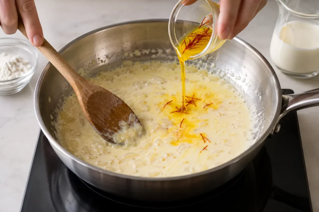 Geste pour Linguine au citron et au safran Geste pour Linguine au citron et au safran — illustration