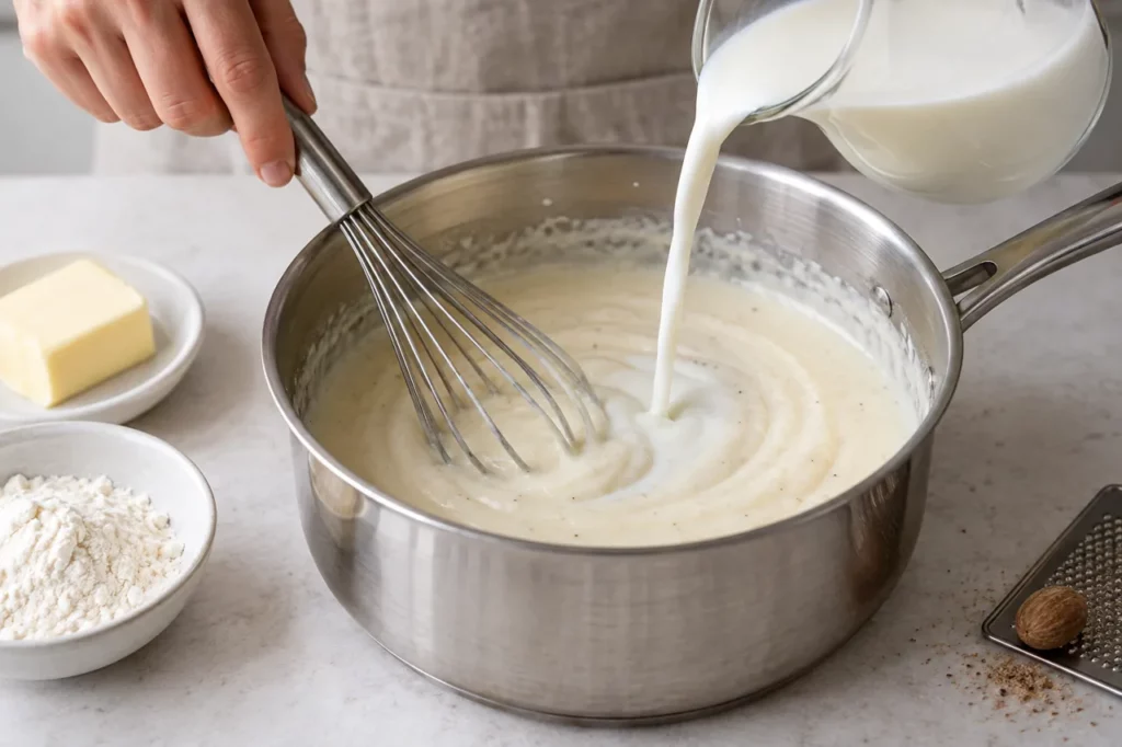 Geste pour Lasagnes à la bolognaise Geste pour Lasagnes à la bolognaise — illustration