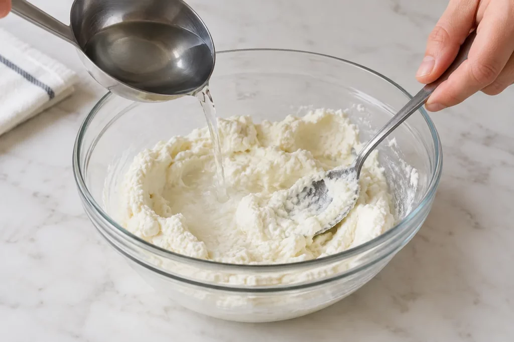 Geste pour Conchiglie à la ricotta et au poivre Geste pour Conchiglie à la ricotta et au poivre — illustration
