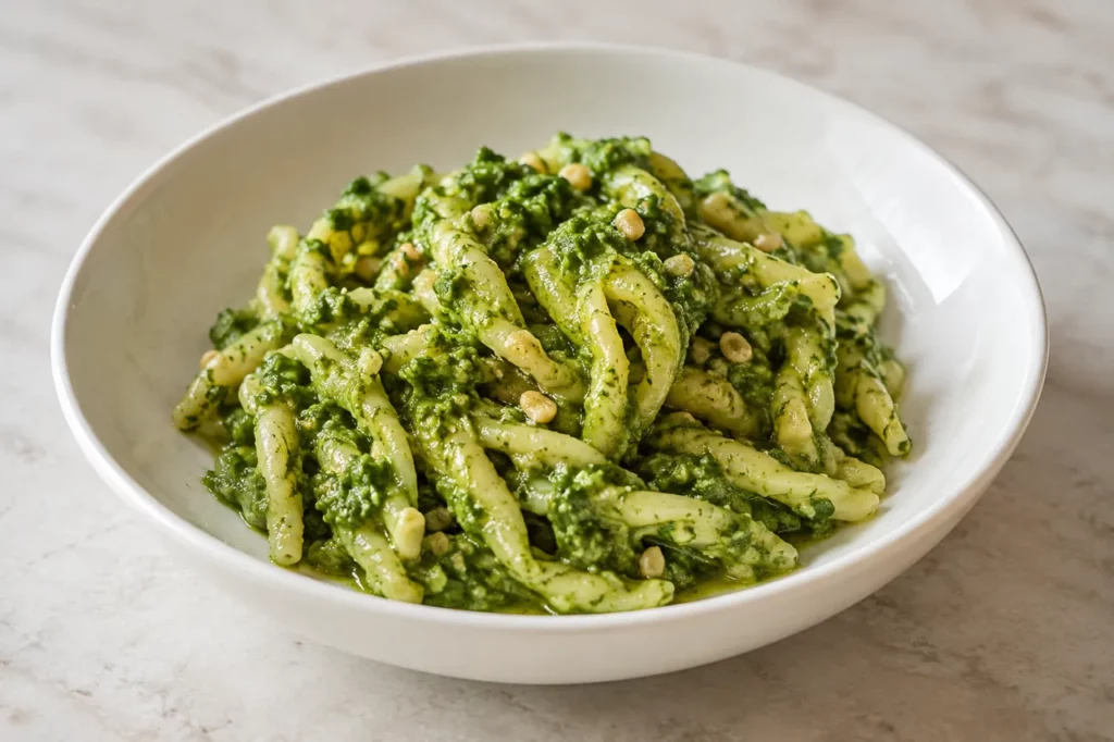 Pesto génois au basilic Pesto génois au basilic — illustration